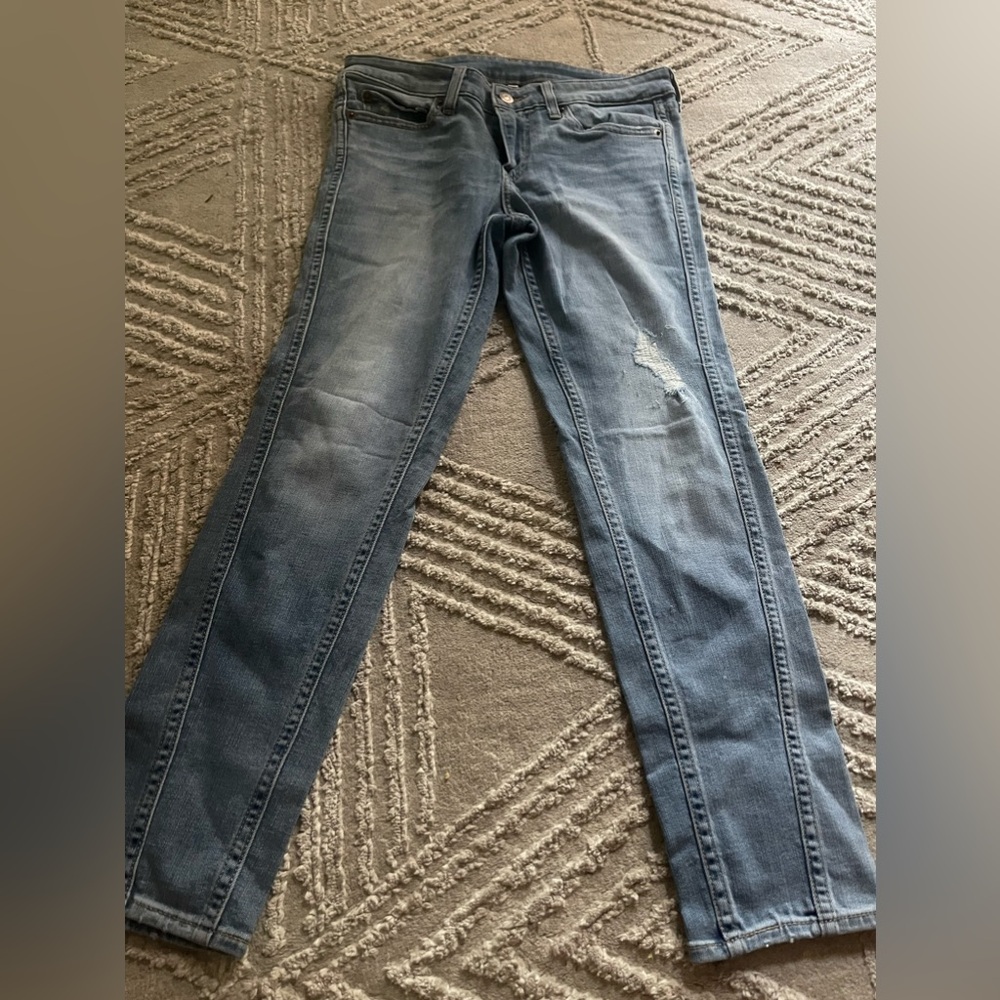 LEVIS 27 JEANS SKINNY LIGHT WASH